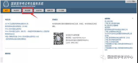 2019年医师二试考试成绩查询